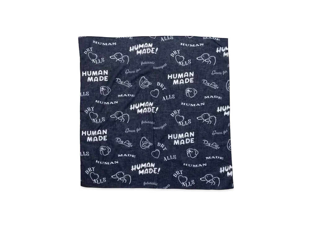 HUMAN MADE Big Bandana #2 "Navy"