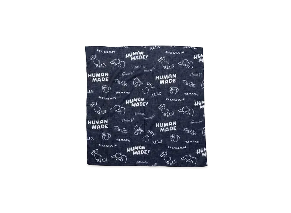 HUMAN MADE Bandana #2 "Navy"