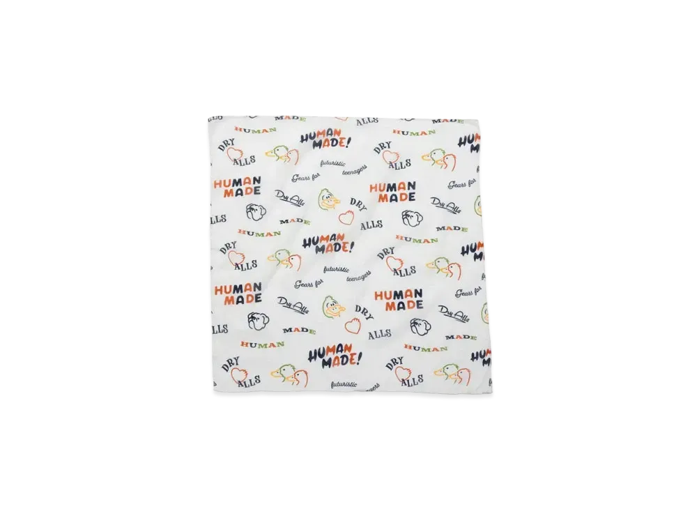 HUMAN MADE Bandana #2 "White"