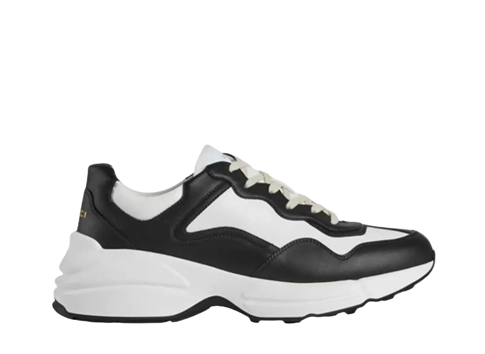 グッチ ウィメンズ ライトン  スニーカー "ブラック/ホワイト"