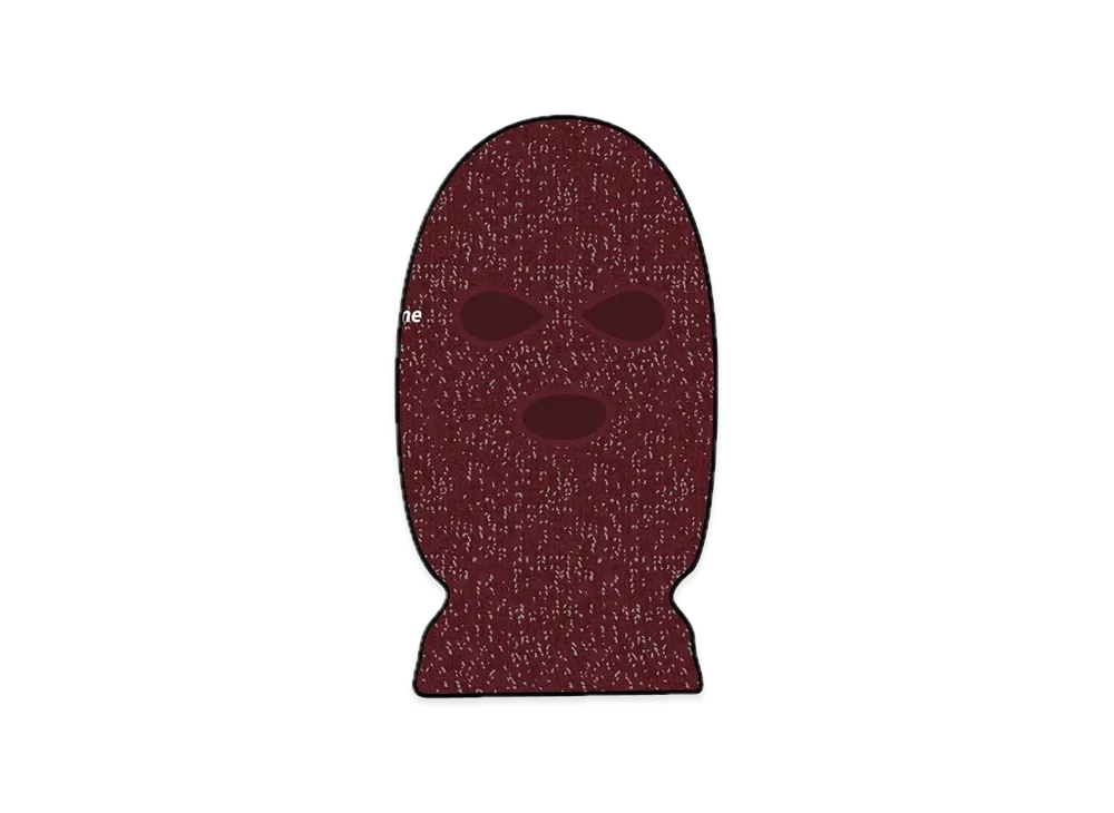 Supreme Lurex Balaclava "Burgundy"