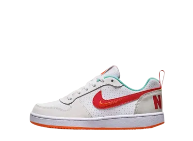 Nike GS Court Borough Low "White/University Red"