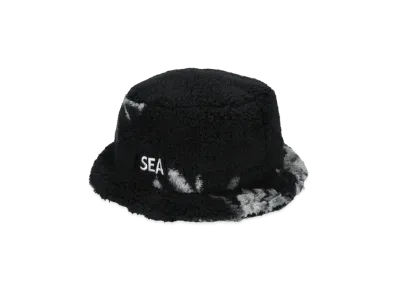WIND AND SEA Palm Tree (pattern) Fleece Hat "Black"