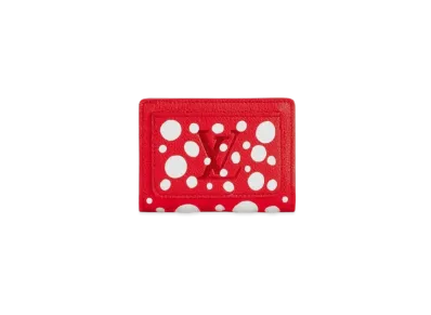 Louis Vuitton x Yayoi Kusama Clea Wallet Monogram Empreinte Leather Japan Exclusive "Rouge/Blanc "