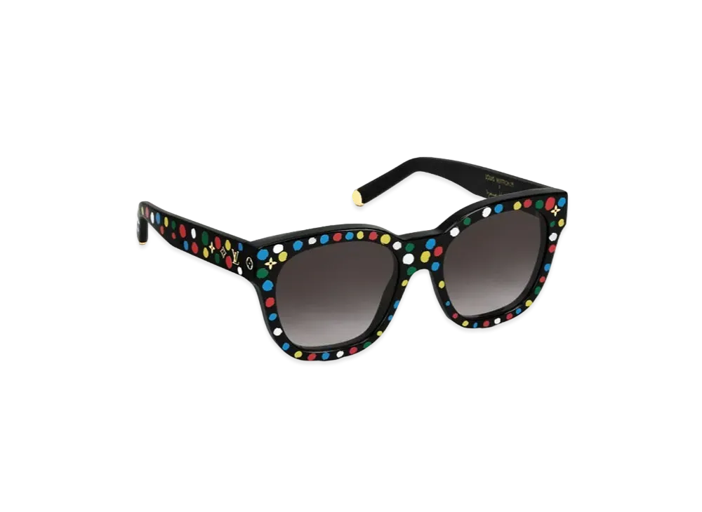 Louis Vuitton x Yayoi Kusama My Monogram Square Painted Dots Sunglasses "Noir"