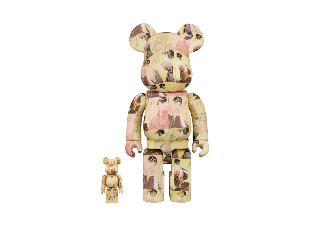 ベアブリック x 大英博物館 喜多川歌麿 100% & 400% 