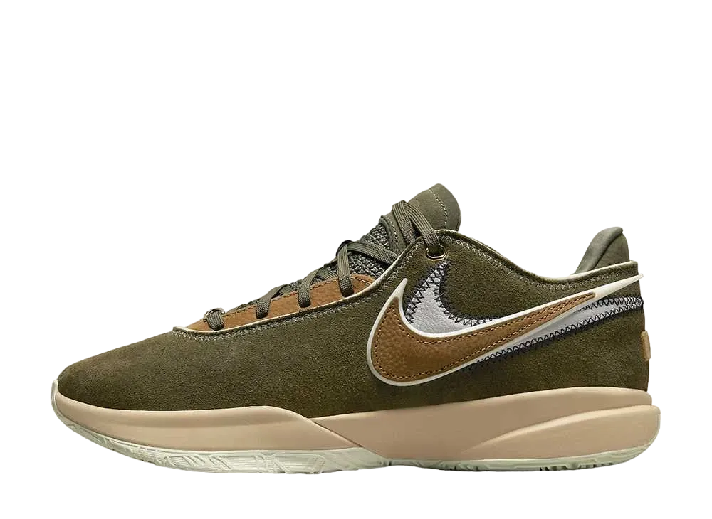 Nike LeBron 20 "Olive Suede"