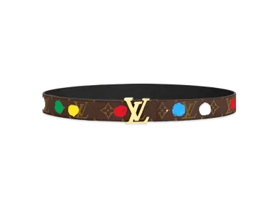 Louis Vuitton x Yayoi Kusama LV Initiales 30mm Reversible Belt Monogram Painted Dots
