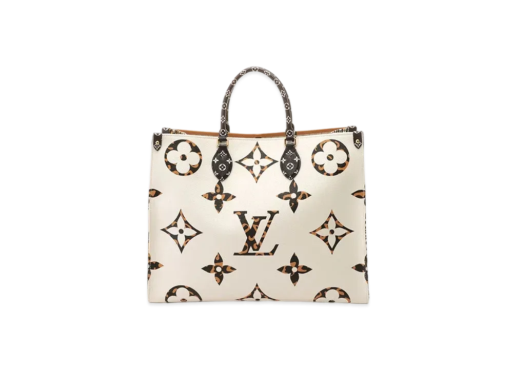 Louis Vuitton On The Go GM Monogram Jungle "Ivoire"