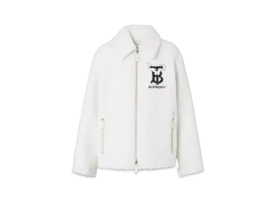 Burberry Rabbit Appliqué Fleece Jacket