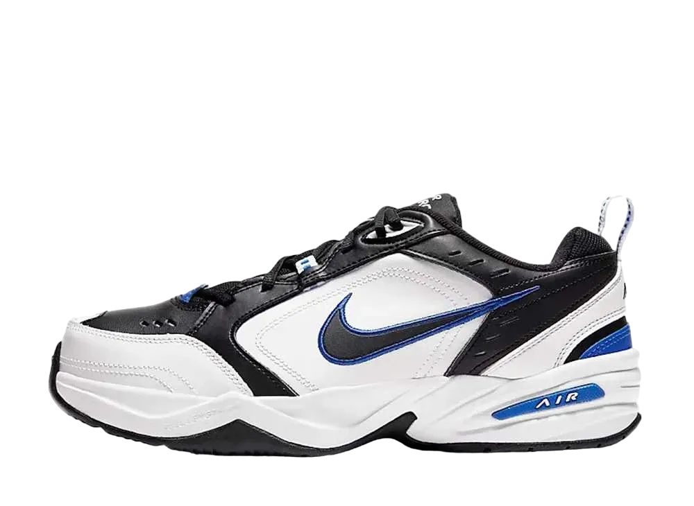 ナイキ エアモナーク 4 "ブラック ホワイト ロイヤル ブルー"