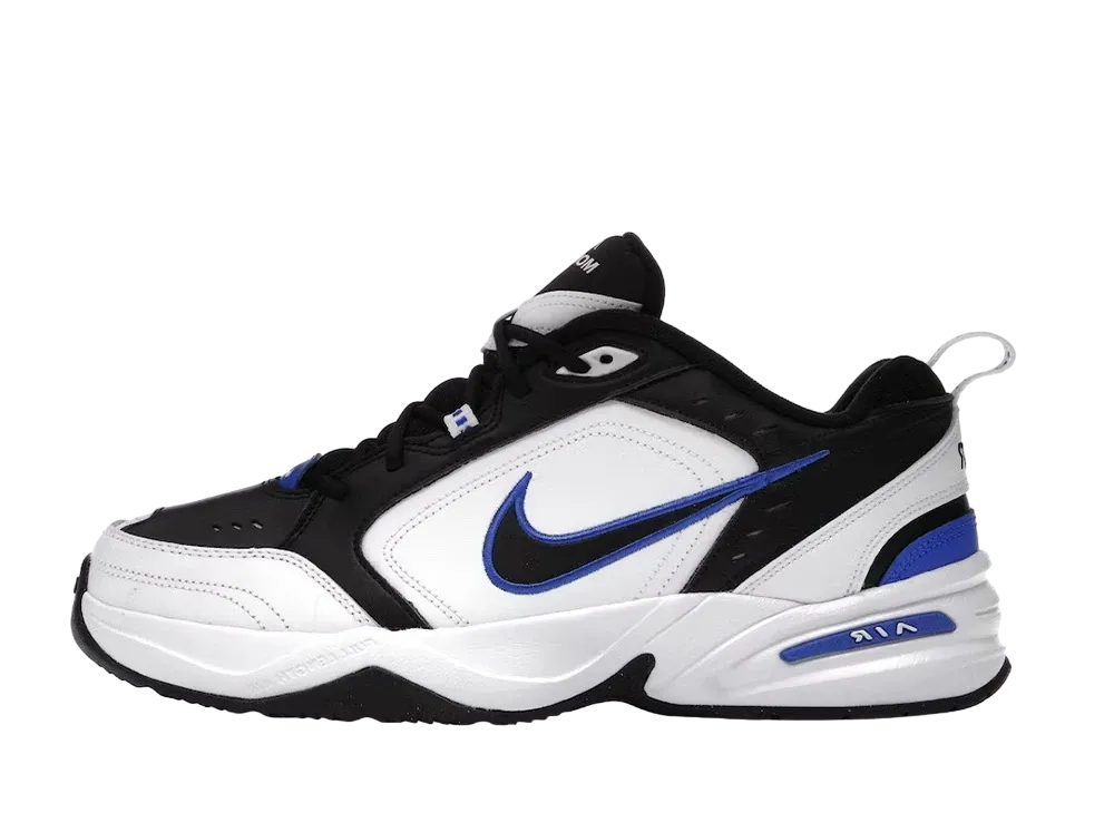 ナイキ エアモナーク 4 4E ワイド "ホワイト ブルー"