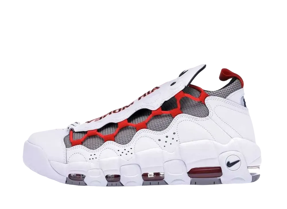 ナイキ エアモアマネー "ホワイト/ハバネロ/レッド/アトモスフィアグレー"