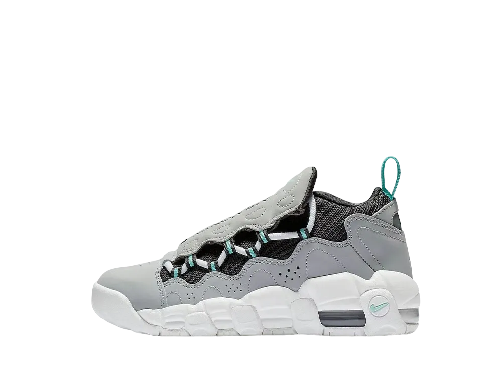 Nike GS Air More Money "Wolf Grey Island Green"