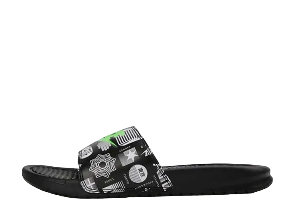 ナイキ ベナッシ JDI プリント スライド "ブラック"