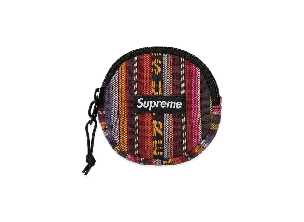 Supreme Woven Stripe Coin Pouch 