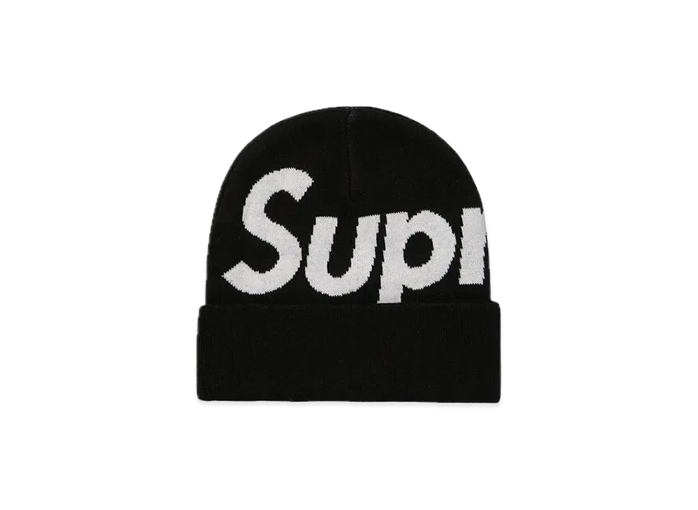 Supreme Big Logo Beanie "Black"