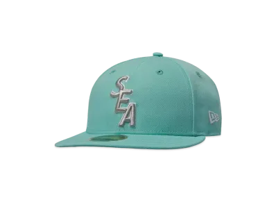 WIND AND SEA X IT'S A LIVING X NEW ERA (S_E_A) LOW PROFILE 59 FIFTY CAP "Mint"