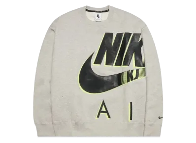 KIM JONES × NIKE CREW SWEAT "GREY HEATHER"