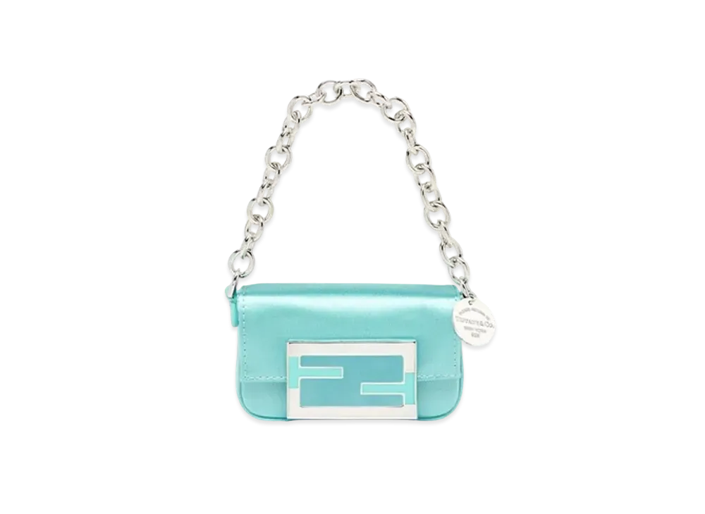 Tiffany & Co. x FENDI Nano Baguette Charm Tiffany Blue Silk "Light Blue"