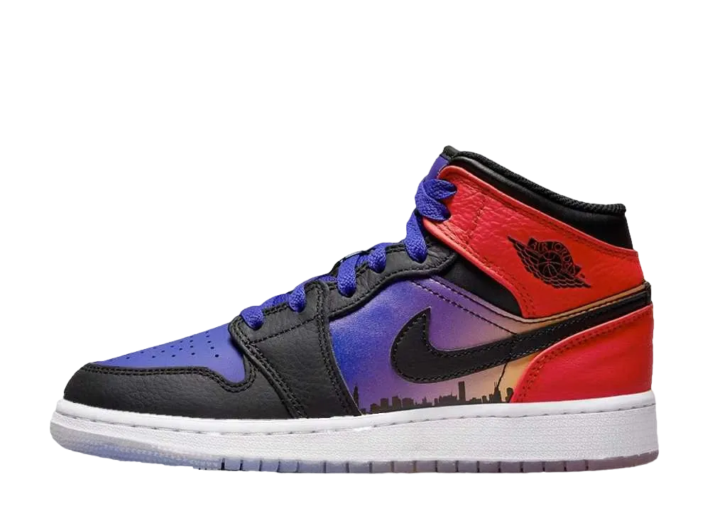 Nike GS Air Jordan 1 Mid "Skyline"