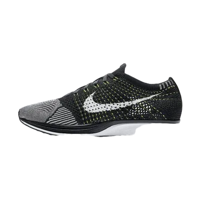 Nike Flyknit Racer "Black White Volt"