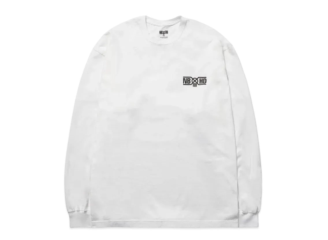 NEIGHBORHOOD x Bounty hunter . Tee LS . CO "White"
