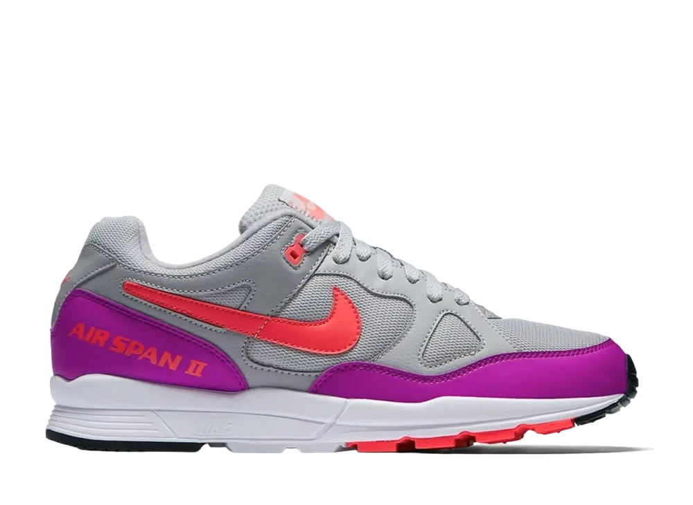 Nike Air Span 2 "Wolf Grey/Solar Red/Vivid Purple"