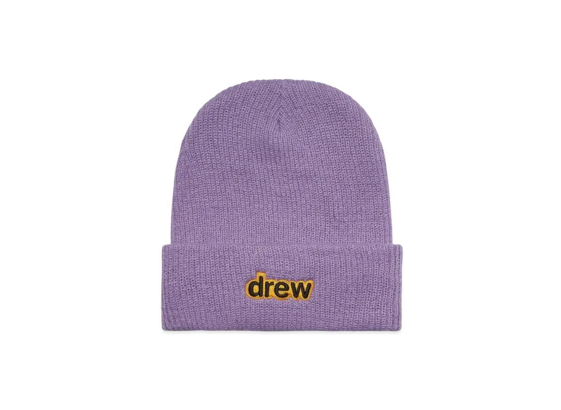 drew house Secret Soft Rib Beanie "Lavender"