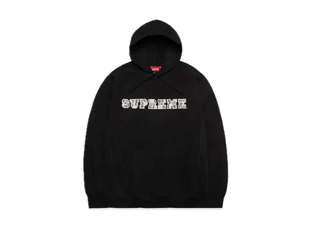 Supreme Lace Hooded Sweatshirt "Black"