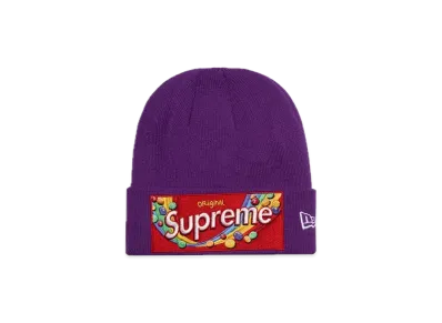 Supreme / Skittles / New Era Beanie "Purple"