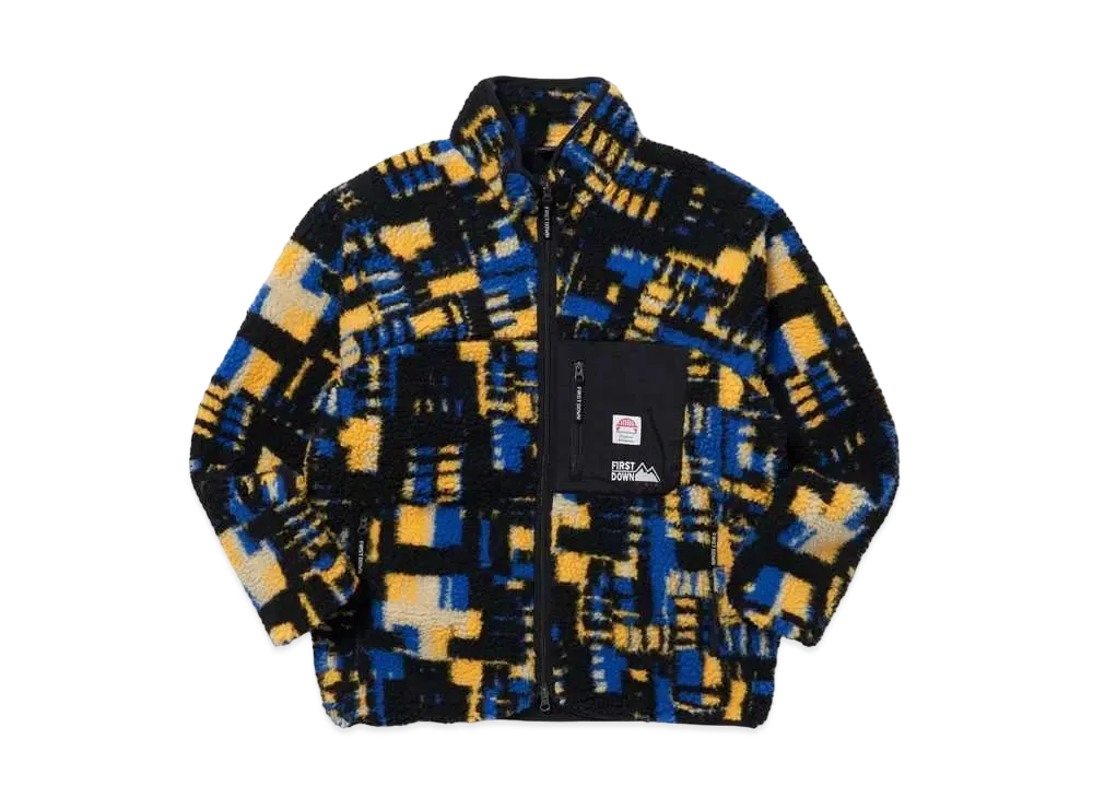 FIRST DOWN x 24Karats Boa Fleece Jacket "Multi"