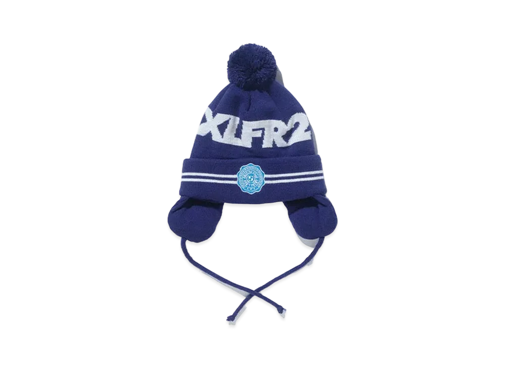XLARGE x FR2 Ear Flap Beanie "Blue"