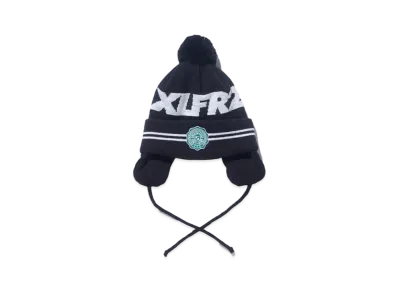 XLARGE x FR2 Ear Flap Beanie "Black"