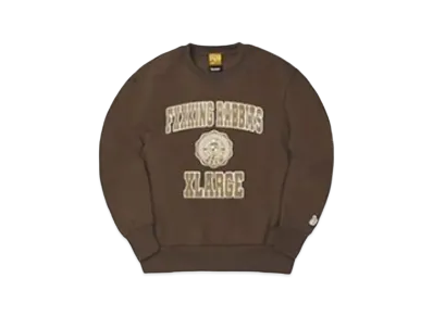 XLARGE x FR2 Crew Neck Sweat "Brown"