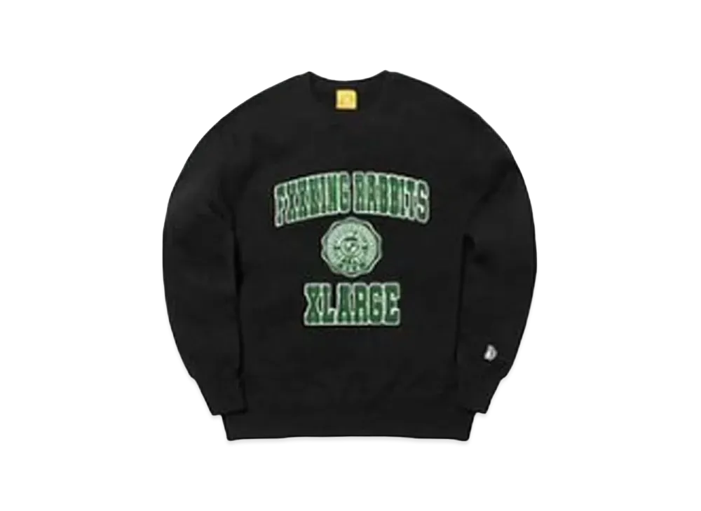 XLARGE x FR2 Crew Neck Sweat "Black"