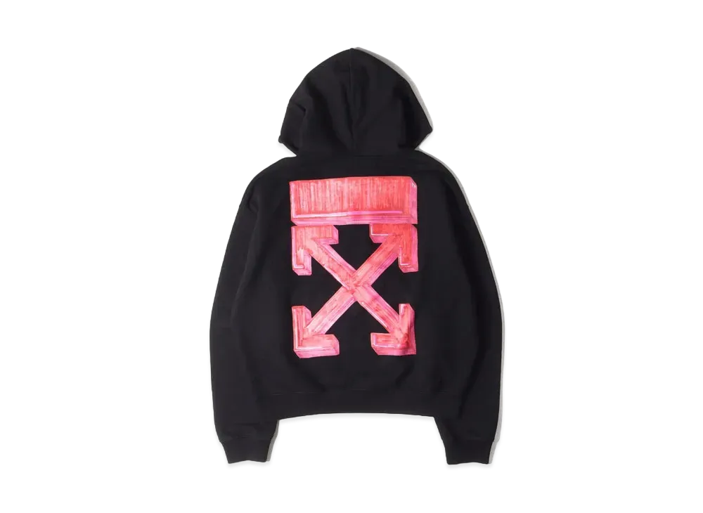 OFF-WHITE Marker Over Hoodie "Black"