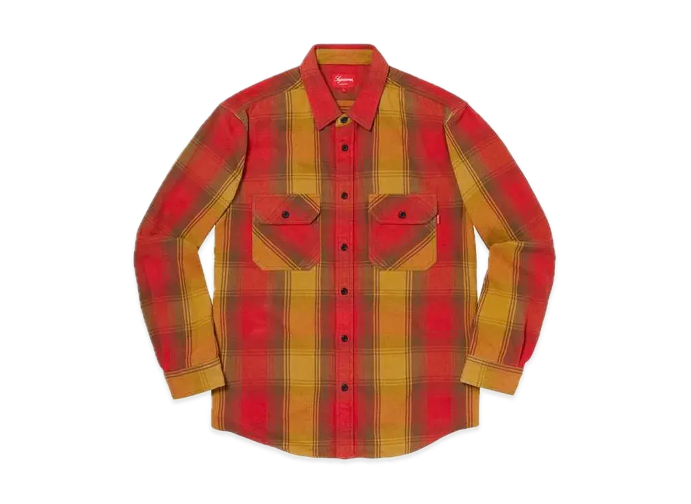 Supreme Heavyweight Flannel Shirt "Red"