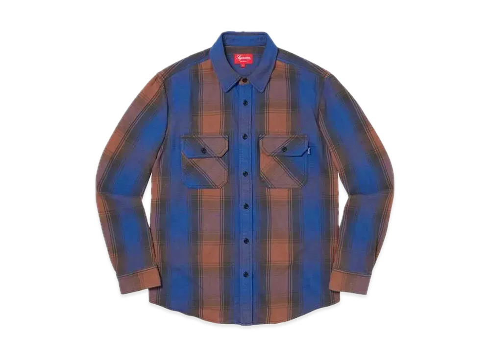 Supreme Heavyweight Flannel Shirt "Dusty Black"