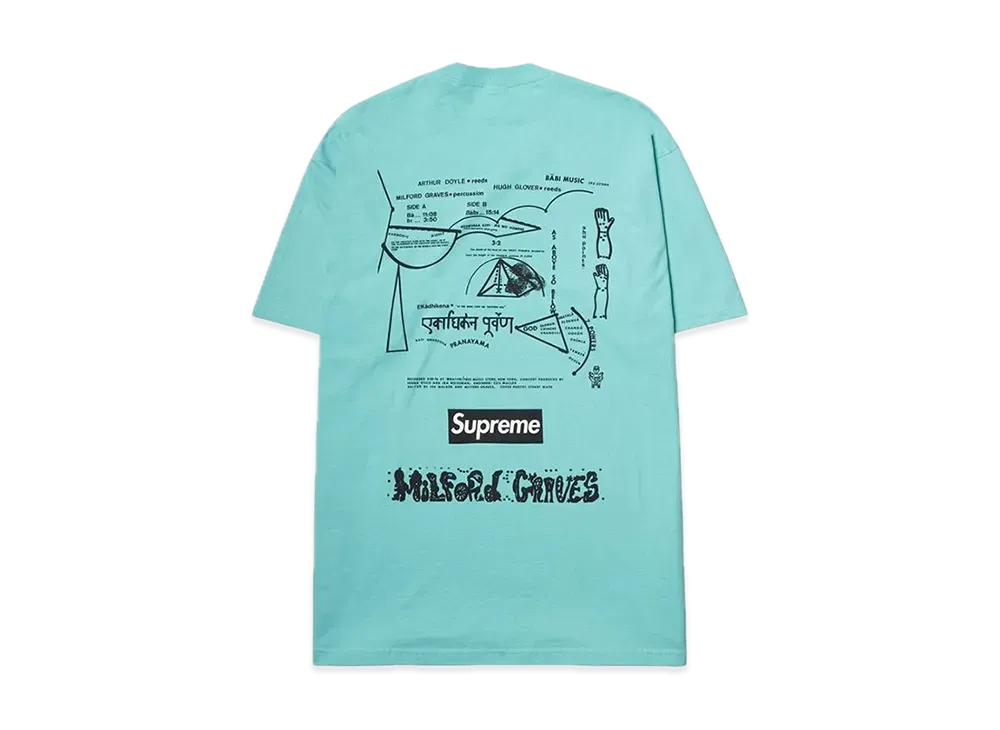 Supreme Milford Graves Tee "Teal"