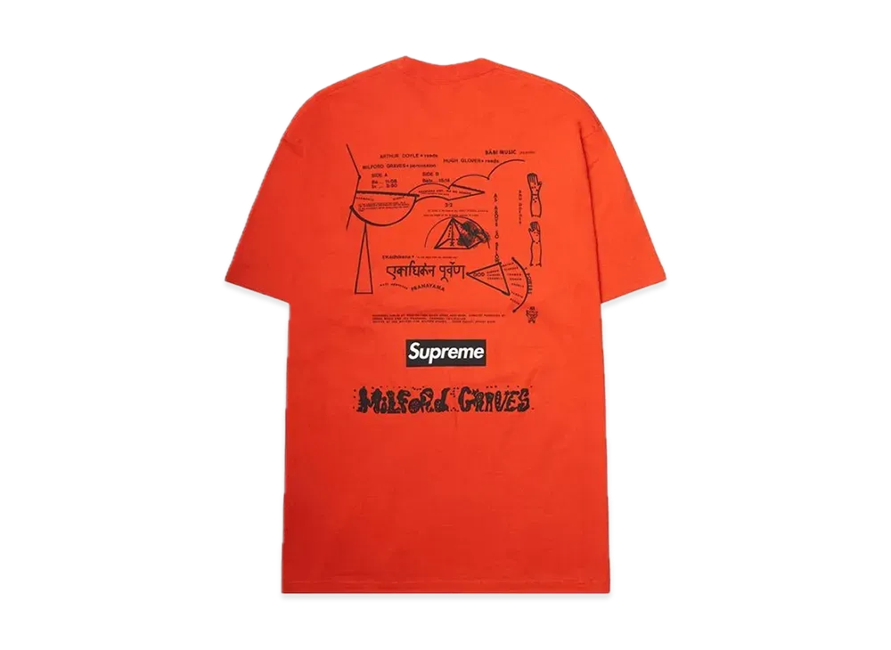 Supreme Milford Graves Tee "Tomato"
