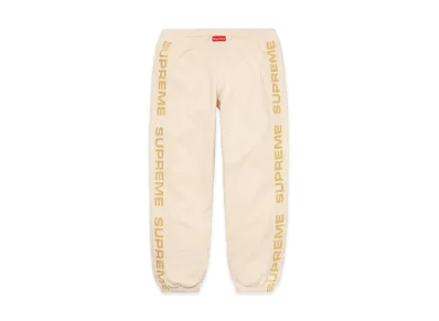 Supreme Metallic Rib Sweatpant "Natural"