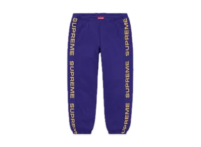 Supreme Metallic Rib Sweatpant "Dark Royal"