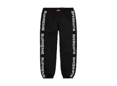 Supreme Metallic Rib Sweatpant "Black"