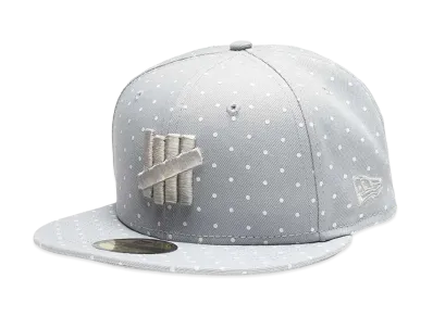 UNDEFEATED x NE Icon Dot Fitted "Light Gray"