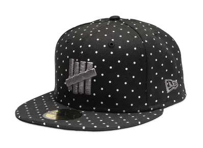 UNDEFEATED x NE Icon Dot Fitted "Black"