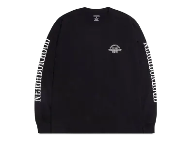 NEIGHBORHOOD NH Tee-6 LS . CO "Black"