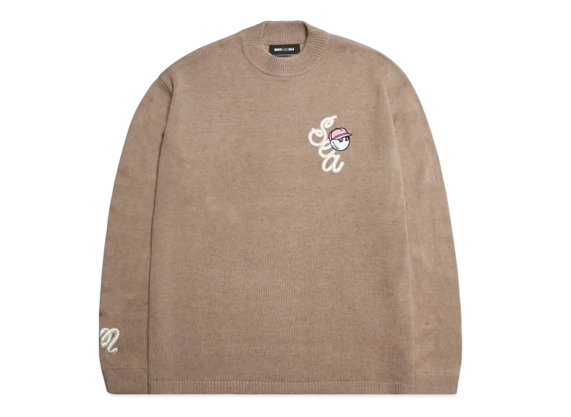 WIND AND SEA x Malbon Golf Mock Neck Knit 