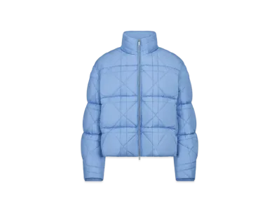Dior By ERL Down Jacket Technical Canvas "Blue"
