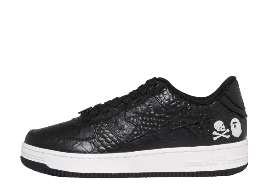 ネイバーフッド × アベイシングエイプ ベイプスタ "ブラック"